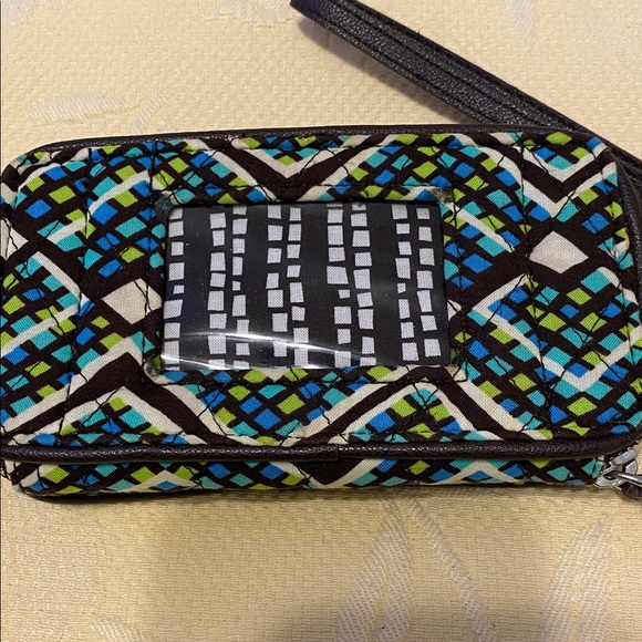 Vera Bradley Geometric Patterned Wallet, nice shape, minimal wear - Picture 2 of 7